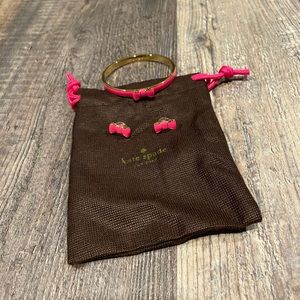 Kate Spade matching earring and bracelet set